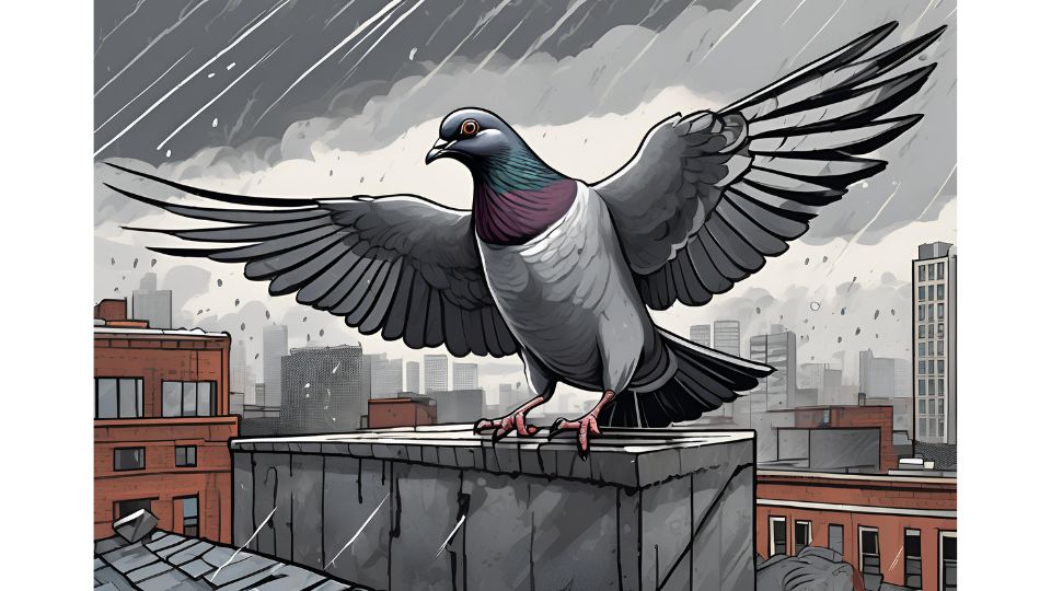 Duif weer weerstand training